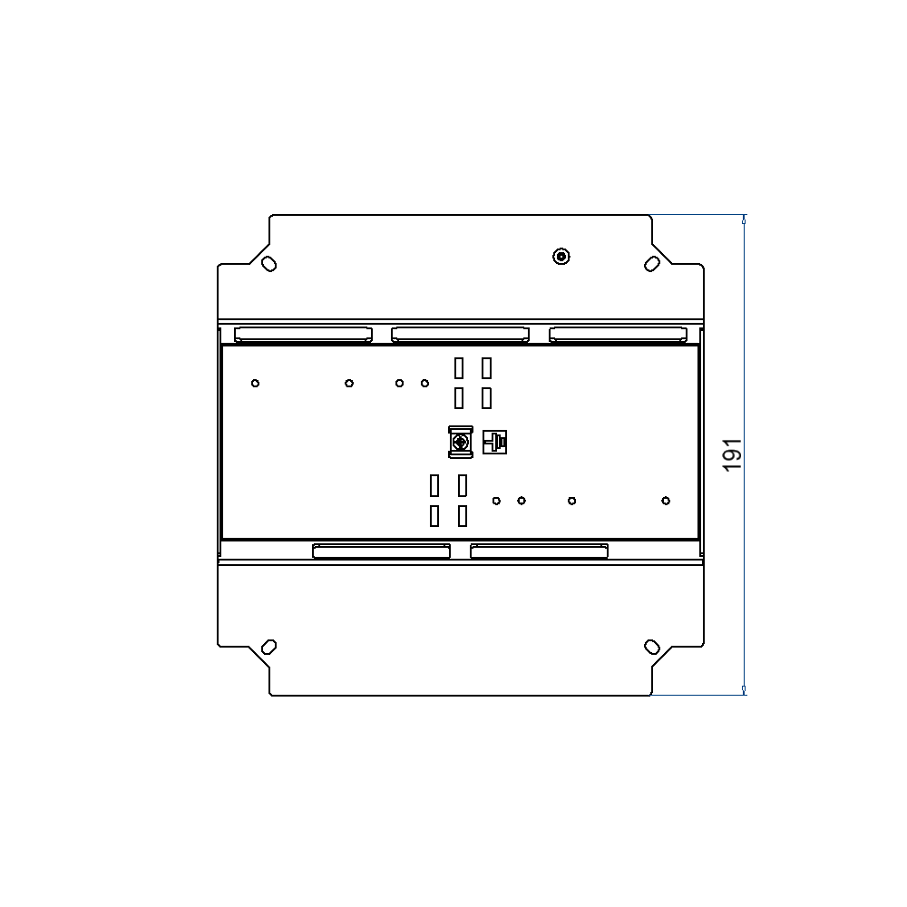 Steckdoseneinsatz für 3+2 FLF inkl. Erddraht, leer