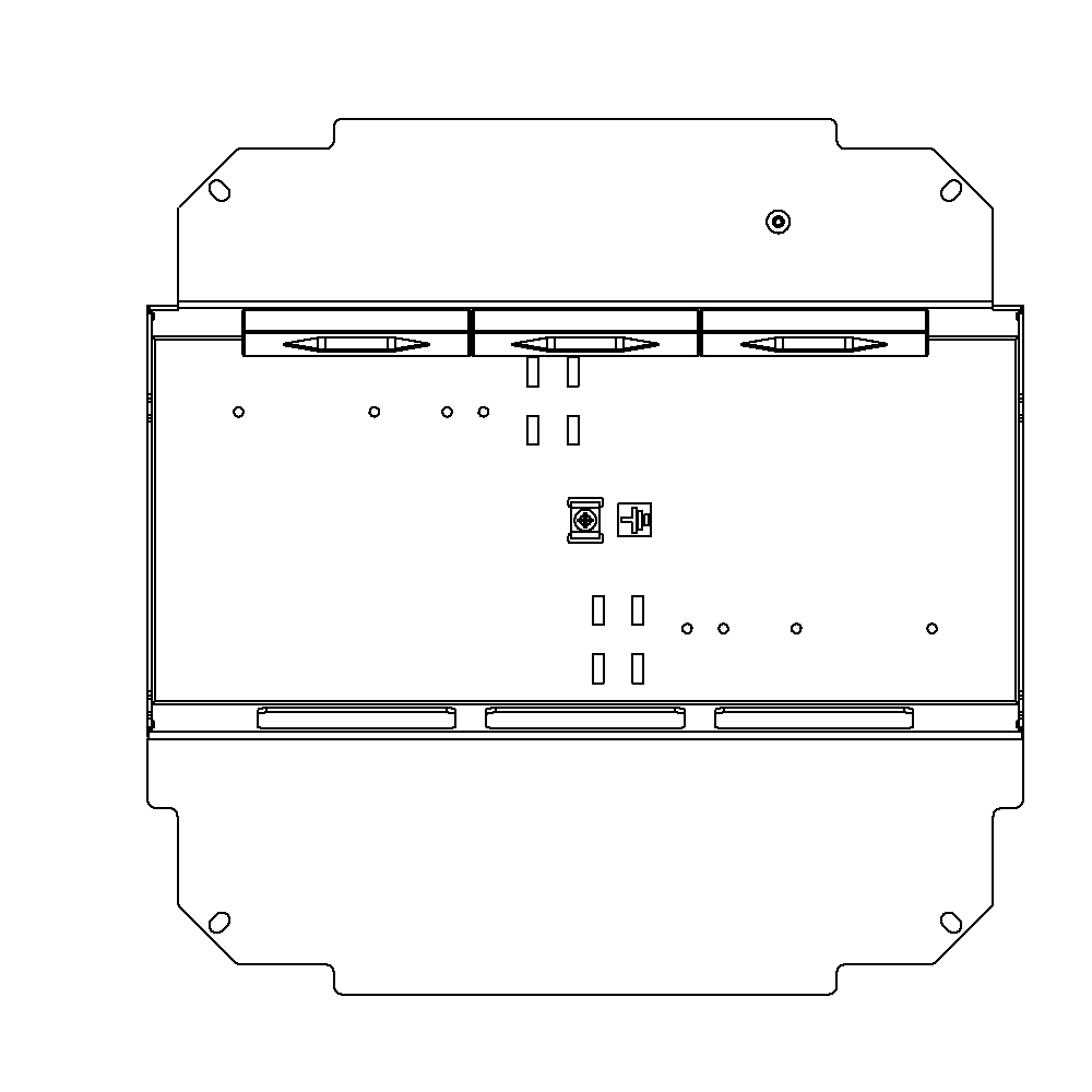 Steckdoseneinsatz für  2x3 FLF inkl. 3x 1xT13, weiss