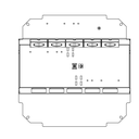 Steckdoseneinsatz für 2x5 FLF inkl. 5x 1xT13, weiss