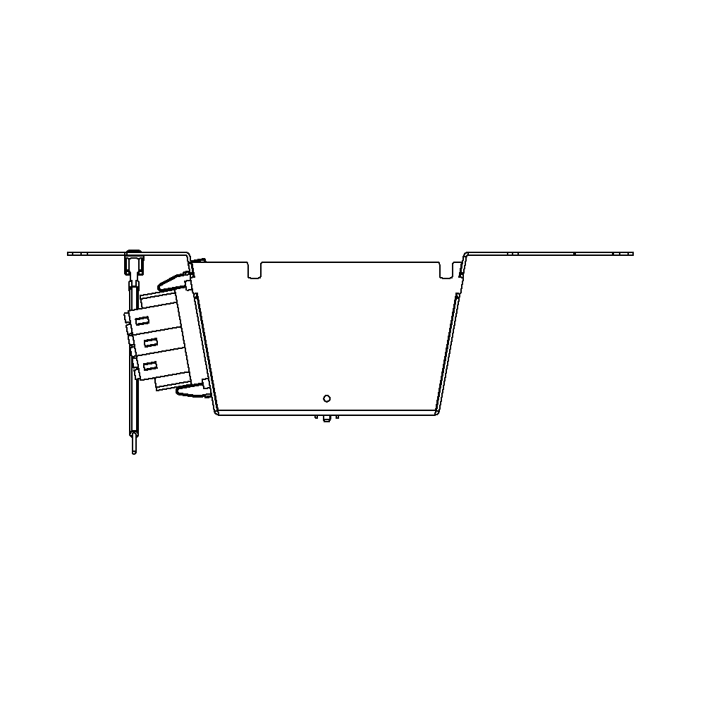 Steckdoseneinsatz für 2x5 FLF inkl. 4x 1xT13, weiss, und 1xT13, schwarz