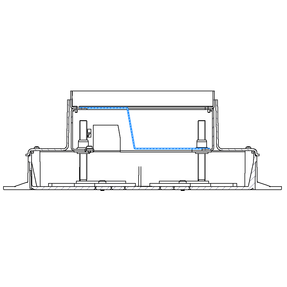 Steckdoseneinsatz für 2 FLF inkl. Erddraht, 1x 4xT13, weiss