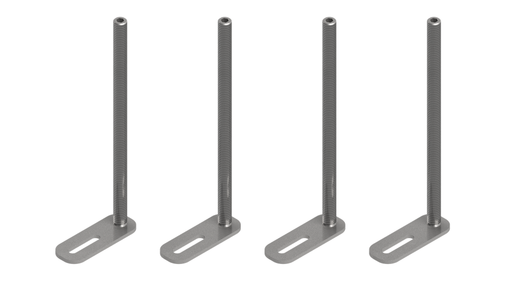 Nivellierschrauben Länge 145mm