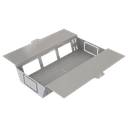 [DBS 260 060] Steckdoseneinsatz für 2x3 FLF horizontal, leer 