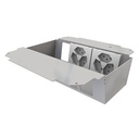 [UBD 261 275] Élément de prise pour 2x5 FLF, inclus 2x 3xT13 blanc 