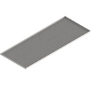 [UBK 401 123] Blind-Deckel zu UBK 400 mit Kante geschlossen aus ALU 2.5mm, 12mm Vertiefung