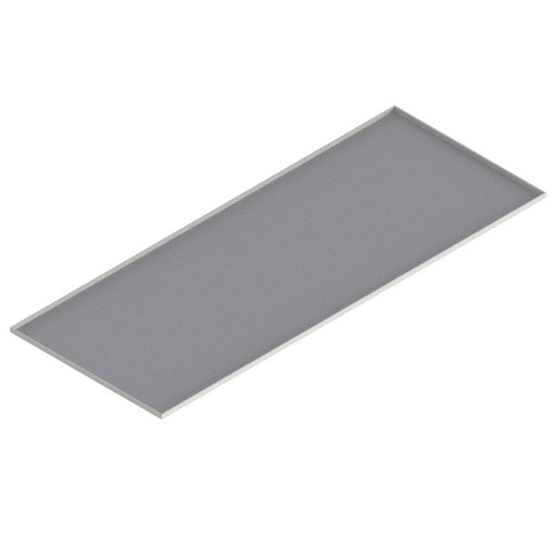 [UBK 401 083] Blind-Deckel zu UBK 400 mit Kante geschlossen aus ALU 2.5mm, 8mm Vertiefung