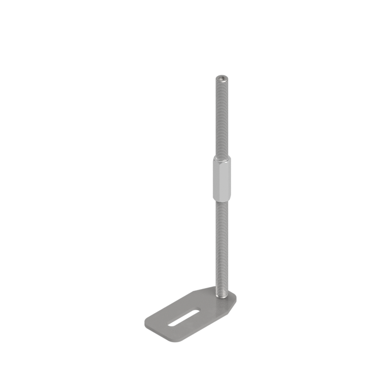 [UBD 002 220] Nivellierschrauben M10, Länge 220mm (Niv. 120mm + Verl. 100mm)