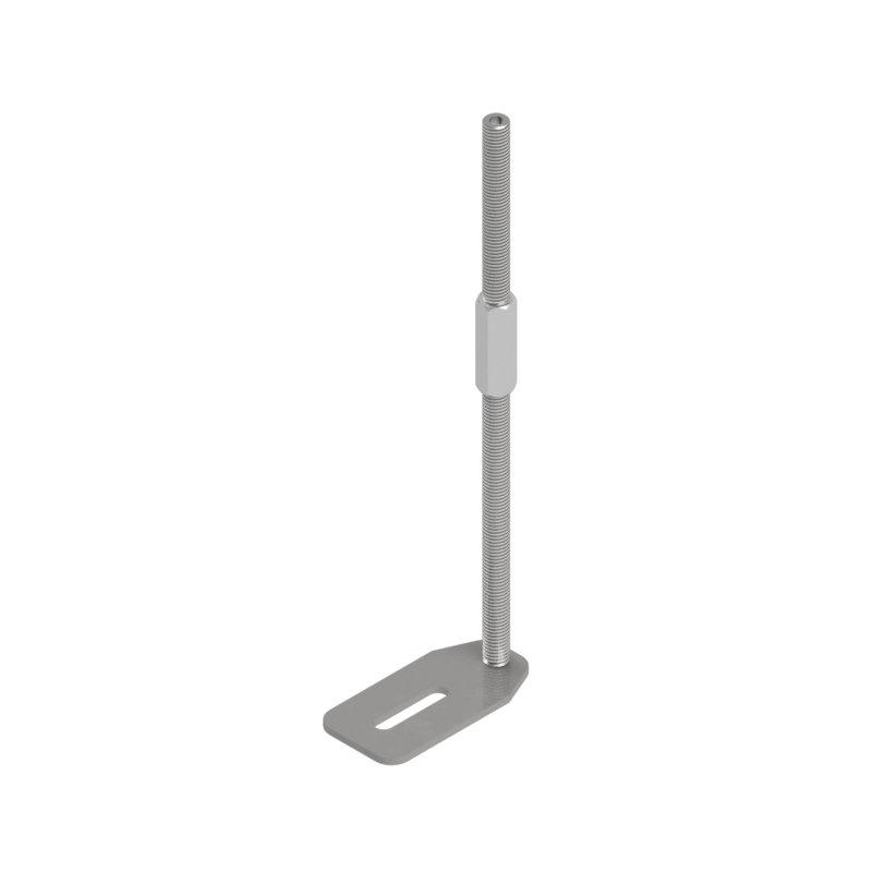 Nivellierschrauben M10, Länge 245mm (Niv. 145mm + Verl. 100mm)