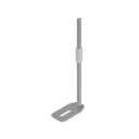 [UBD 002 245] Nivellierschrauben M10, Länge 245mm (Niv. 145mm + Verl. 100mm)