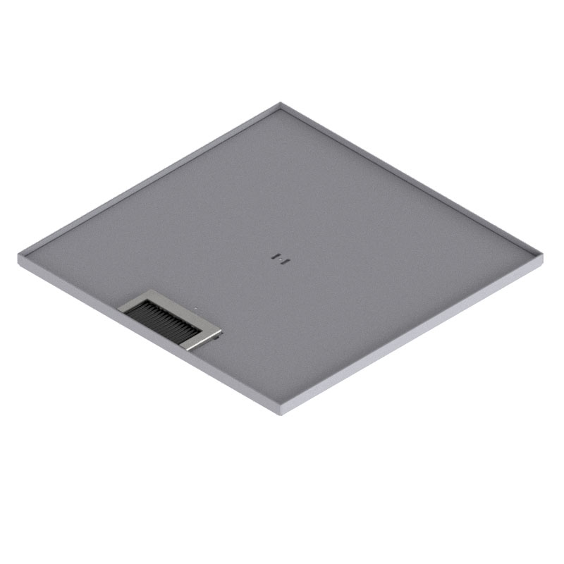 Sortie de sol double 260 en acier inoxydable