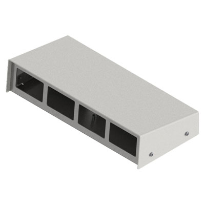 [ABH 100 400] Boîte de raccordement pour 4 FLF horizontale, vide 