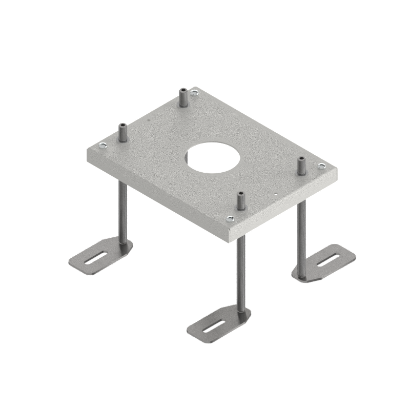 Aufstock-Rahmen aus SVZ inkl. 170mm Nivellierschrauben zu UBD 100 und 130