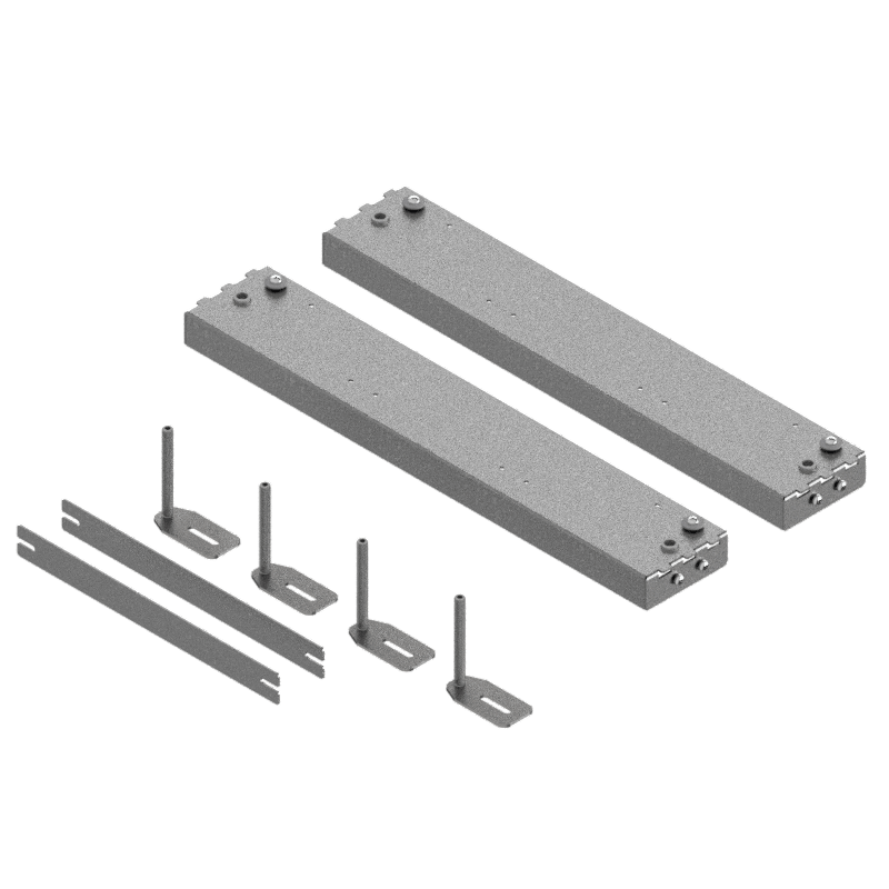 Aufstock-Rahmen aus SVZ inkl. 95mm Niv.Schrauben zu UBD 260 und 320