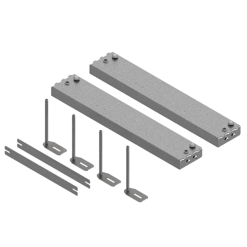 Aufstock-Rahmen aus SVZ inkl. 170mm Nivellierschrauben zu UBD 260 und 320