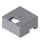 Boîte de sol UBD 160 avec couvercle en 4mm AGS, sans bord (de protection), avec découpe