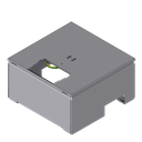 [UBD 162 001] Unterflur-Bodendose UBD 160 aus Chromstahl inkl. belegtem Deckel aus 4mm SVZ, ohne Schutzkante, mit Ausschnitt