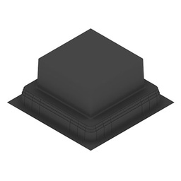 [UBD 260 284] Kunststoff-Einbaubox schwarz zu UBD 260, oben: 270x270mm, unten: 420x420mm, H: 192mm