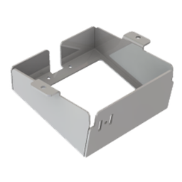 [DBS 100 020] Steckdoseneinsatz für 2x FLF, leer 