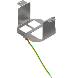 [DBS 130 045] Éléments de prises pour 2x 45x45 FLF, vide 