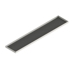 [UBK 201 223] Blind-Deckel zu UBK 200 mit Kante geschlossen aus ALU 2.5mm, 22mm Vertiefung