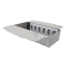 [UBD 321 331] Élément de prise pour 2x7 FLF, 6xT13 blanc + 1x T13 noir inclus