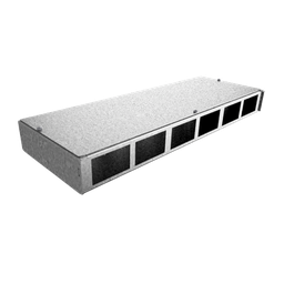 [DBH 100 601] Boîte de raccordement pour 6 FLF horizontale en AGS, vide