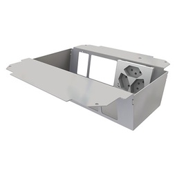 [UBD 261 274] Élément de prise pour 2x5 FLF, inclus 1x 3xT13/s blanc 