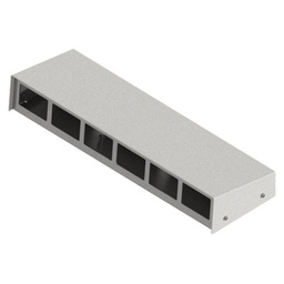 [ABH 100 600] Boîte de raccordement pour 6 FLF horizontale, vide 