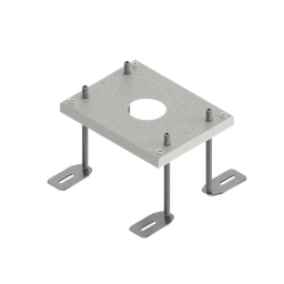 [UBD 130 166] Aufstock-Rahmen aus SVZ inkl. 170mm Nivellierschrauben zu UBD 100 und 130