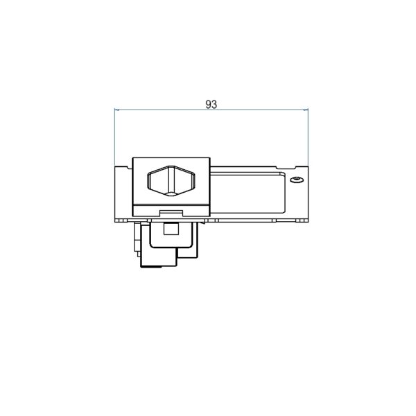 Produktbild UBD 100 121  -  Steckdoseneinsatz für 2x FLF, inkl. 1x T23 weiss