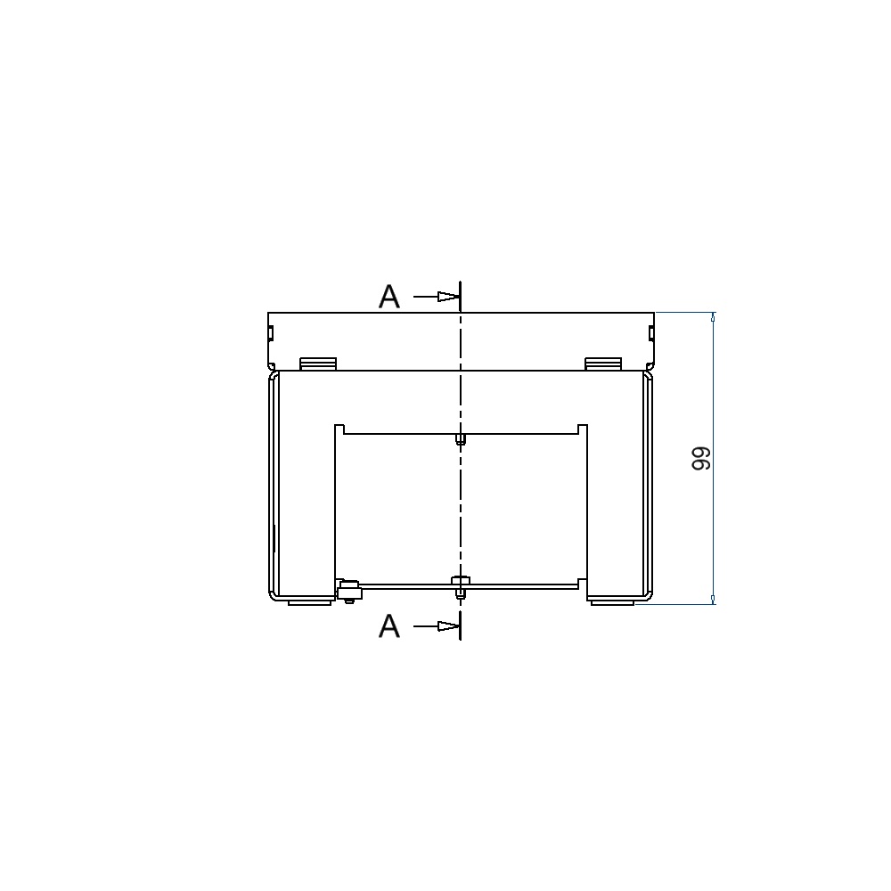 Produktbild UBD 130 128 - Unterflur-Bodendose UBD 130 inkl. belegtem Deckel aus Chromstahl, geschliffen, und 1 Bürstenauslass