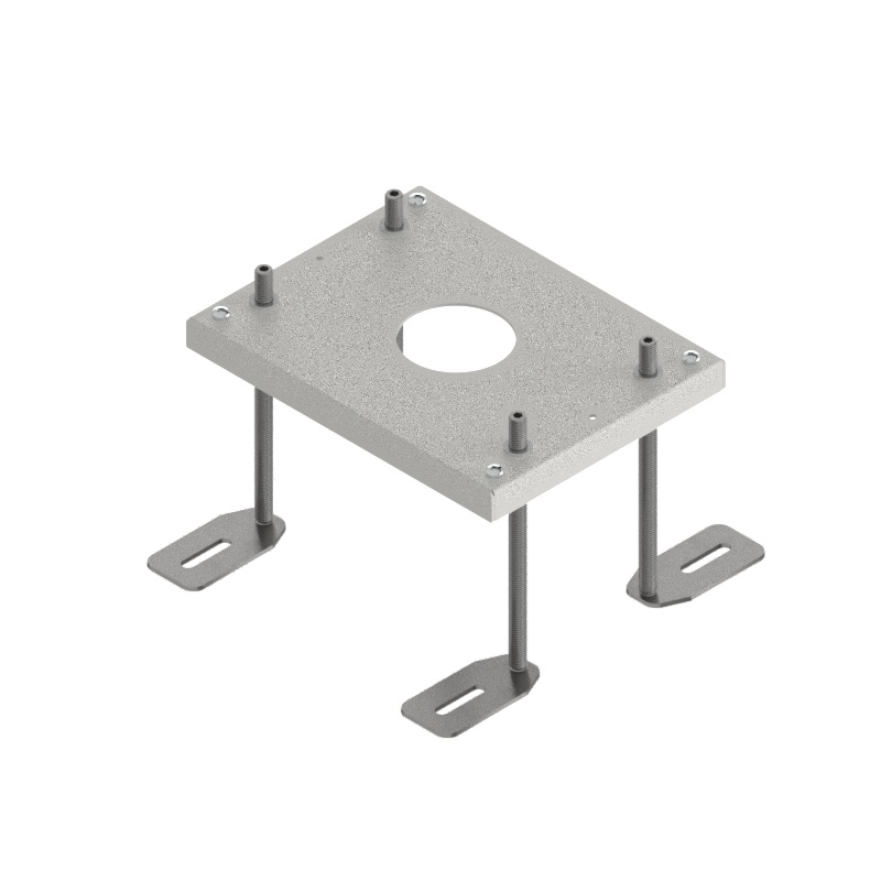 Produktbild UBD 130 166 - Aufstock-Rahmen aus SVZ inkl. 170mm Nivellierschrauben zu Unterflur-Bodendose UBD 100 und 130