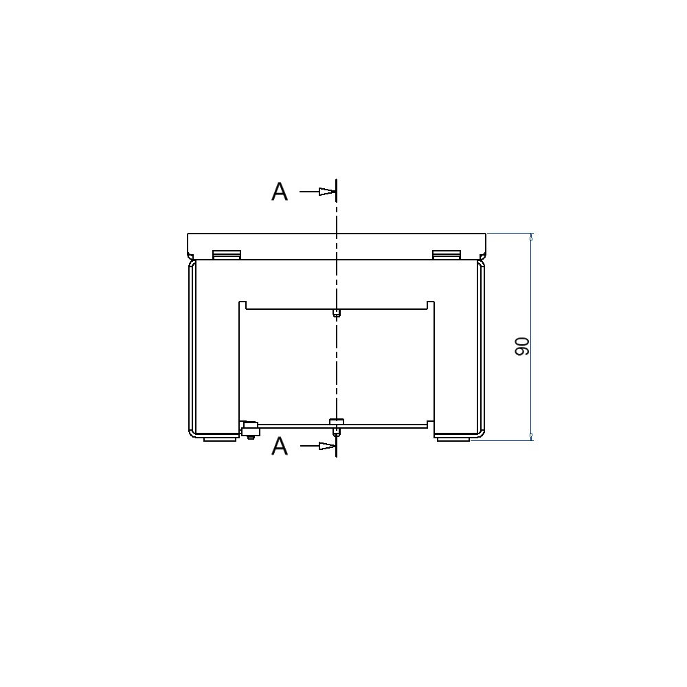 Produktbild UBD 132 163 - Schwerlast-Unterflur-Bodendose UBD 130 inkl. belegtem Deckel aus Chromstahl, geschliffen, mit Bürstenauslass