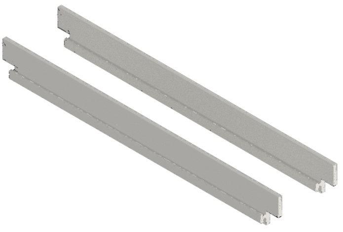 Produktbild UBK 200 082 - Sichtkantenprofil für Winkel-Verbinder zu Unterflur-Bodenkanal UBK 200, 8mm Vertiefung