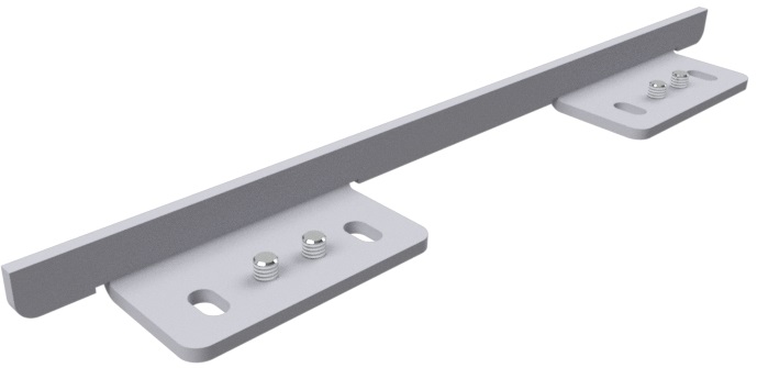 Produktbild UBK 201 059  -  Endstückkappe für Deckelzuschnitt zu Unterflur-Bodenkanal UBK 200, für 5mm Vertiefung