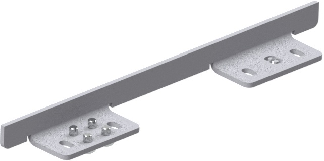 Produktbild UBK 201 089  -  Endstückkappe für Deckelzuschnitt zu Unterflur-Bodenkanal UBK 200, für 8mm Vertiefung