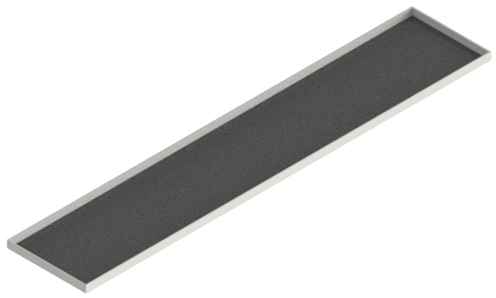 Produktbild UBK 201 153  -  Blind-Deckel zu UBK 200 mit Kante geschlossen, für 15mm Vertiefung