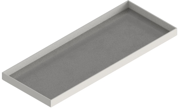 Produktbild UBK 201 221  -  Blind-Deckel zu UBK 200 mit Kante geschlossen, für 22mm Vertiefung