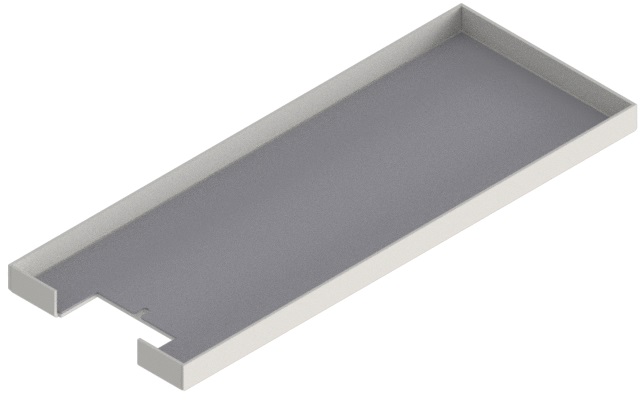 Produktbild UBK 201 225  -  Deckel für Bürstenauslass zu UBK 200 mit Kante geschlossen, für 22mm Vertiefung