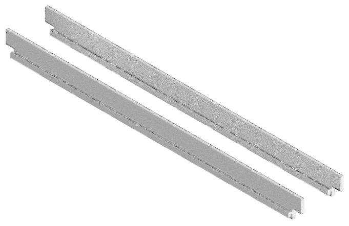 Produktbild UBK 300 082  -  Sichtkantenprofil für Winkel-Verbinder zu Unterflur-Bodenkanal UBK 300, 8mm Vertiefung