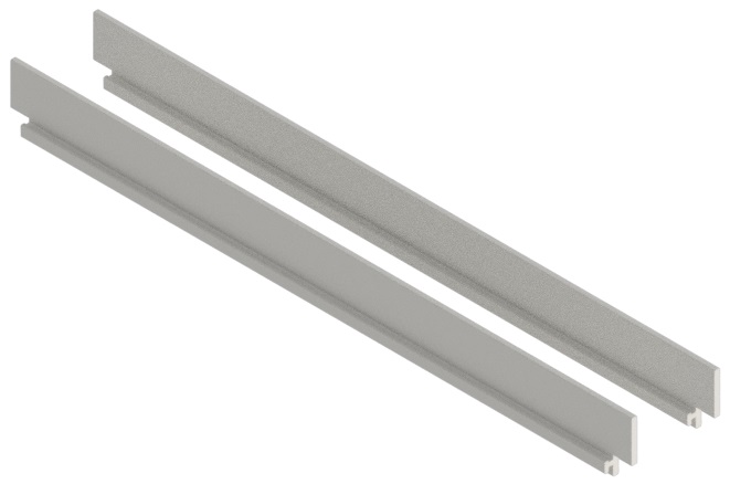 Produktbild UBK 300 152  -  Sichtkantenprofil für Winkel-Verbinder zu Unterflur-Bodenkanal UBK 300, 15mm Vertiefung