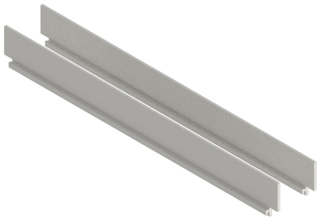 Produktbild UBK 300 222  -  Sichtkantenprofil für Winkel-Verbinder zu Unterflur-Bodenkanal UBK 300, 22mm Vertiefung