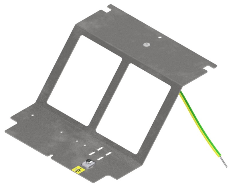 UBD 160 165  -  Steckdoseneinsatz für 4 FLF, leer