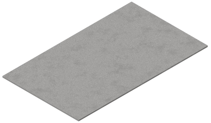 Produktbild UBK 301 000  -  Blind-Deckel flach zu UBK 300 für alle Belagshöhen