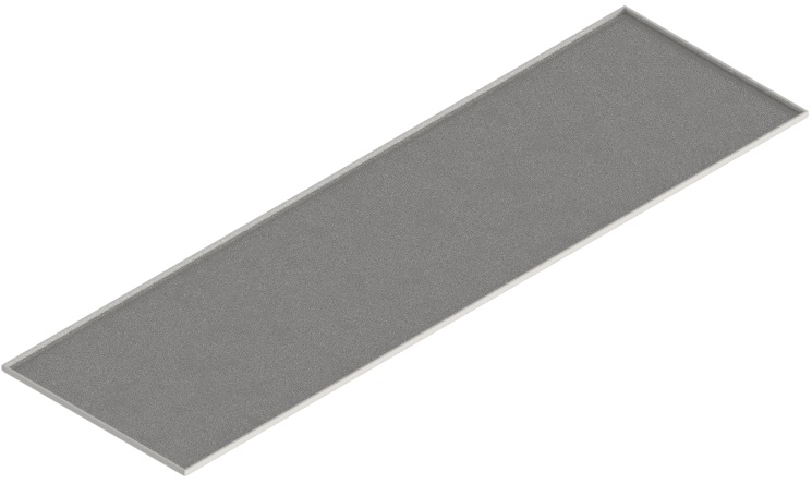 Produktbild UBK 301 053  -  Blind-Deckel zu UBK 300 mit Kante geschlossen, für 5mm Vertiefung
