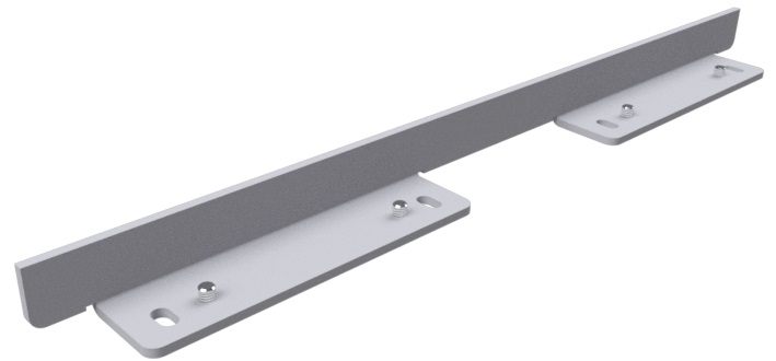 Produktbild UBK 301 129  -  Endstückkappe für Deckelzuschnitt zu Unterflur-Bodenkanal UBK 300, für 12mm Vertiefung