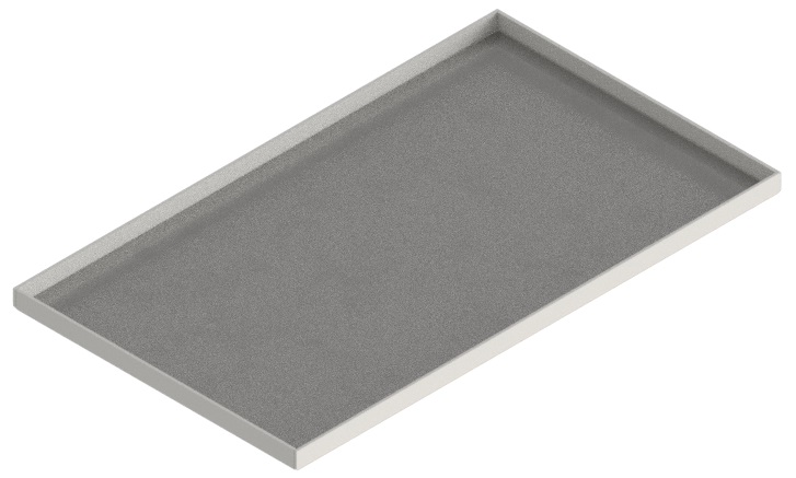 Produktbild UBK 301 151  -  Blind-Deckel zu UBK 300 mit Kante geschlossen, für 15mm Vertiefung