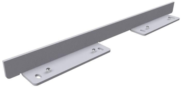 Produktbild UBK 301 159  -  Endstückkappe für Deckelzuschnitt zu Unterflur-Bodenkanal UBK 300, für 15mm Vertiefung