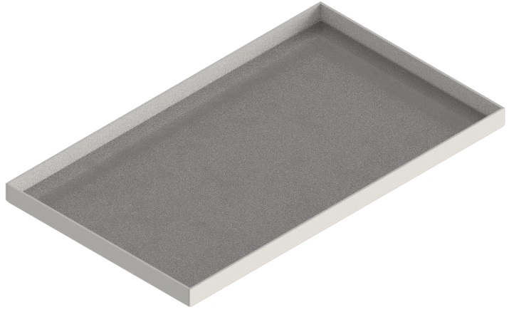 Produktbild UBK 301 221  -  Blind-Deckel zu UBK 300 mit Kante geschlossen, für 22mm Vertiefung