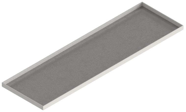 Produktbild UBK 301 223  -  Blind-Deckel zu UBK 300 mit Kante geschlossen, für 22mm Vertiefung